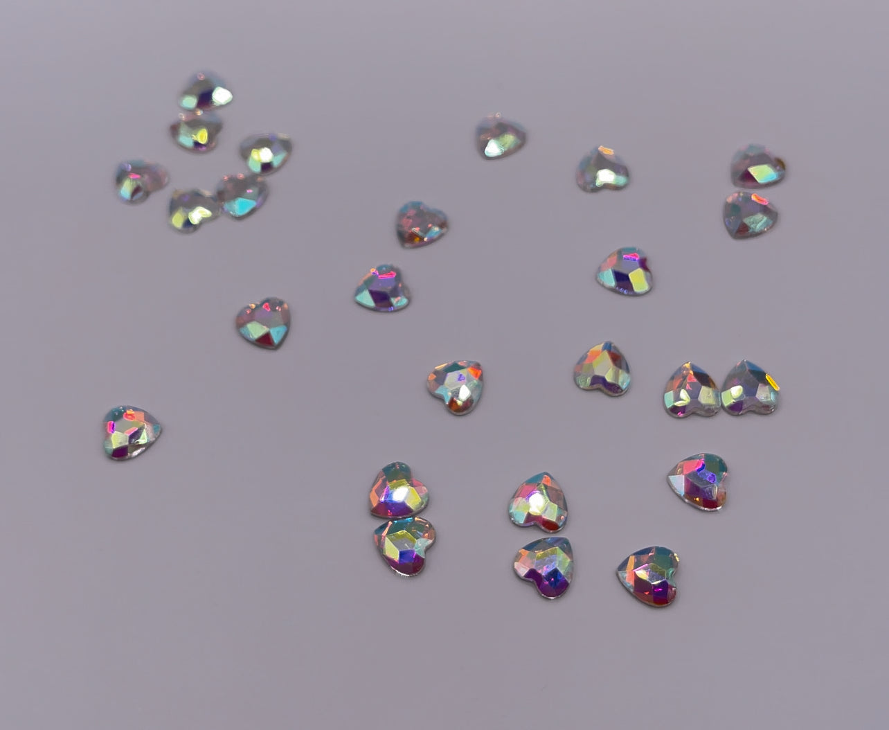 Heart Shaped Rhinestones