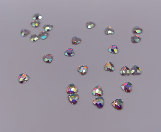 Heart Shaped Rhinestones