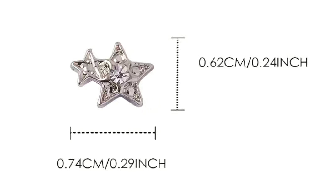 Mini Double Star Charms