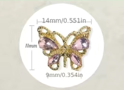 Color Butterfly Charm